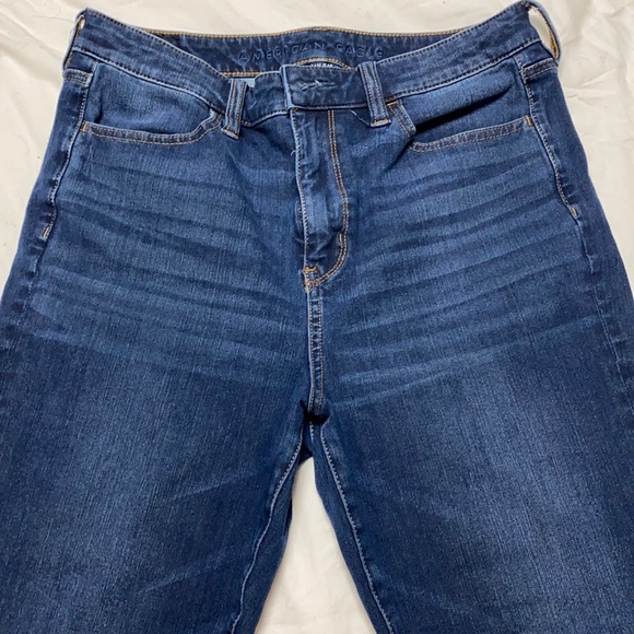 AMERICAN EAGLE DARK BLUE JEANS - Picture 1 of 4